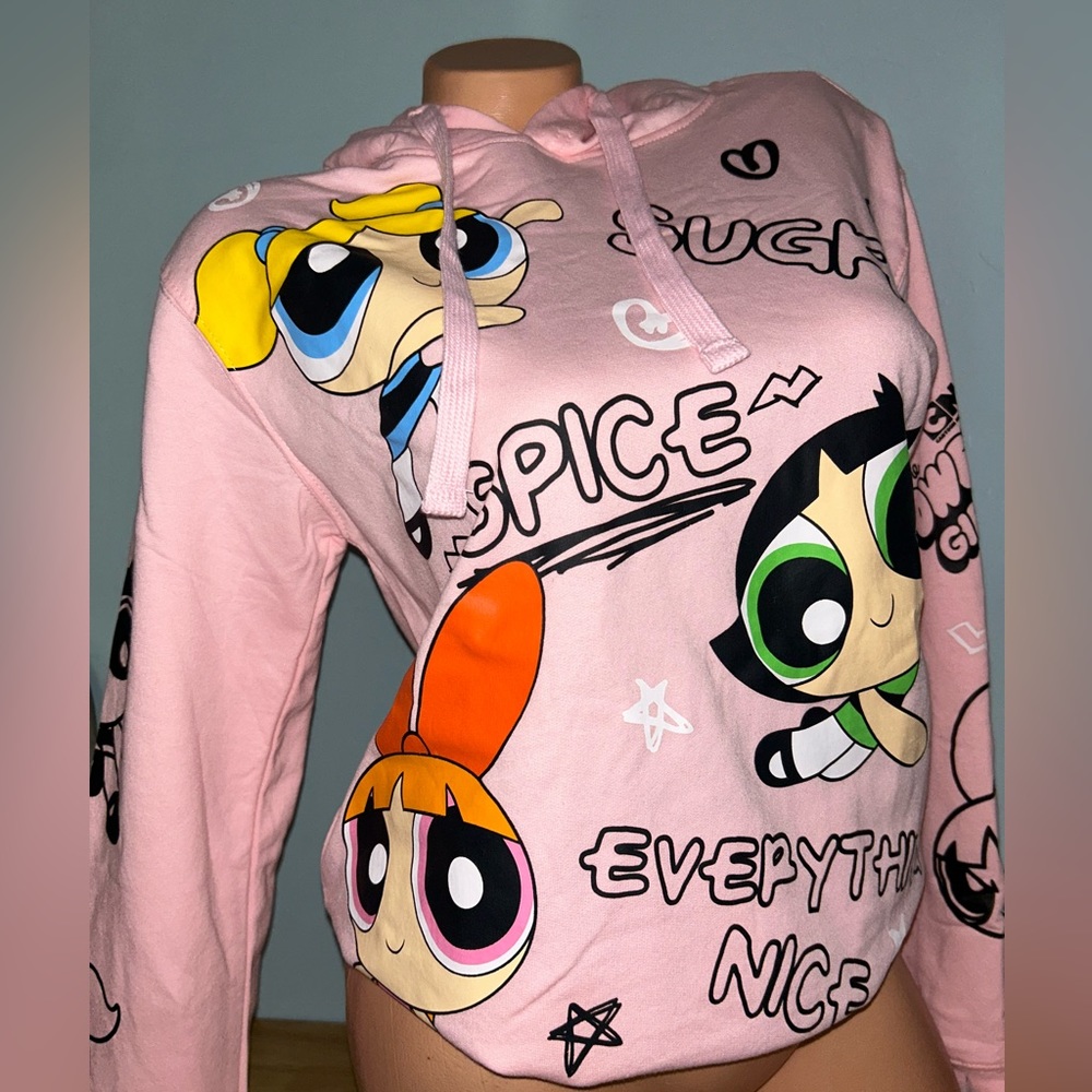 Power puff girls sugar Spice vintage sweatshirt hoodie shirt top long sleeve y2k - Picture 2 of 10